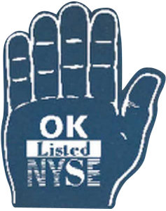 Promotional Foam Hands: 17 inch Closed Hi 5 Foam Hands
